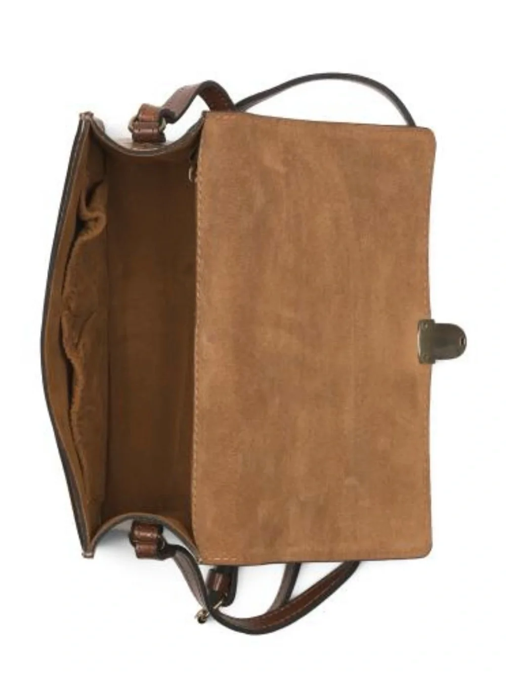 Patricia Nash Locri Leather Crossbody Bag, European Map Print